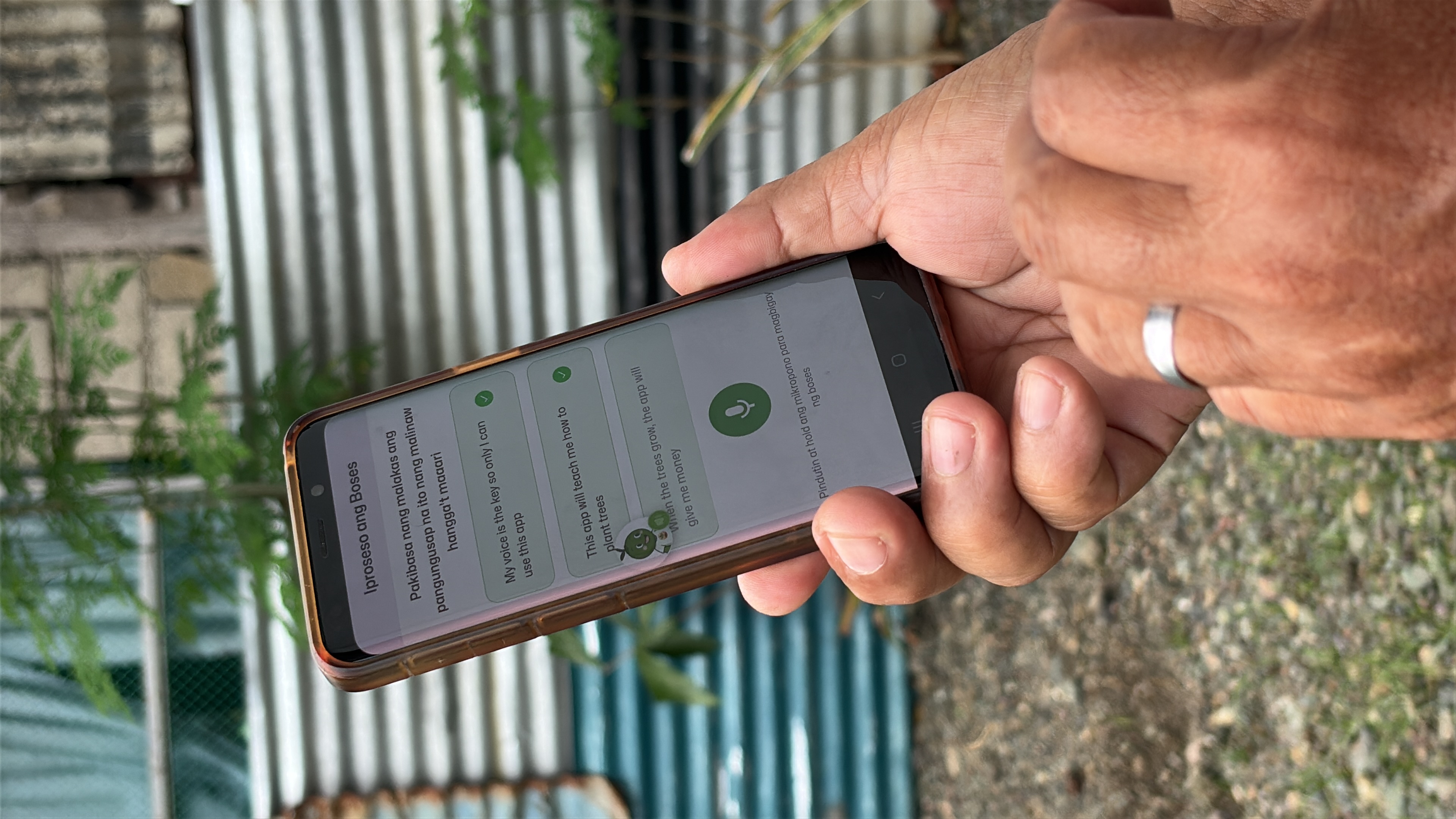 Voice-guided AI on phone